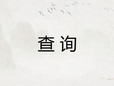 查询