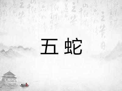 五蛇