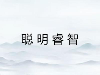 聪明睿智