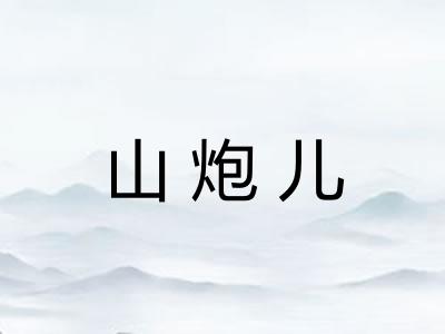 山炮儿