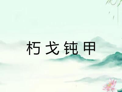 朽戈钝甲