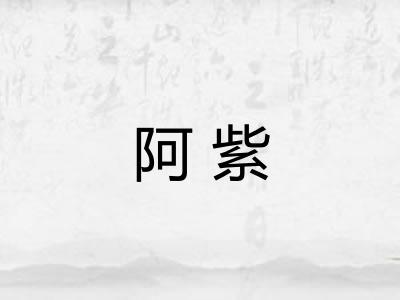 阿紫