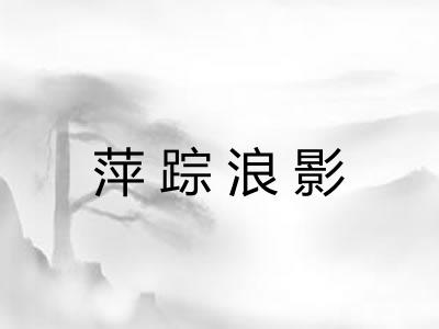 萍踪浪影