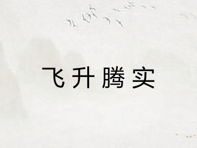 飞升腾实