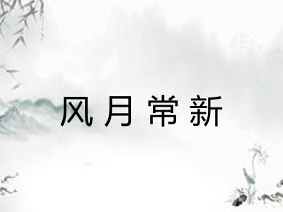 风月常新