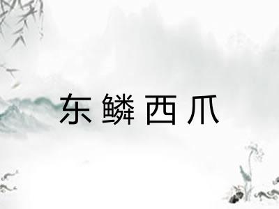 东鳞西爪