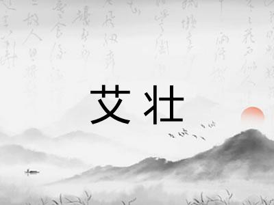 艾壮