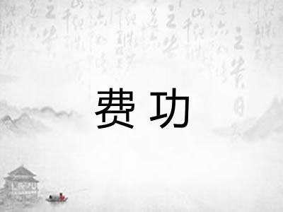 费功