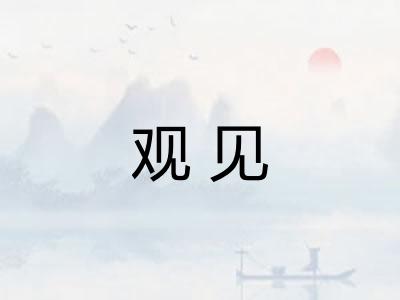 观见