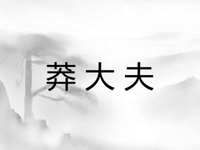 莽大夫