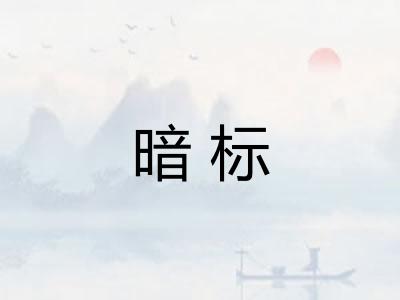 暗标