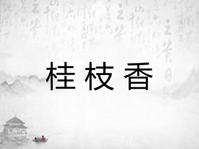 桂枝香