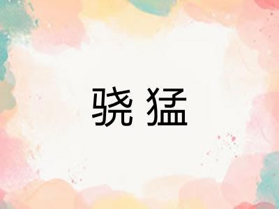 骁猛