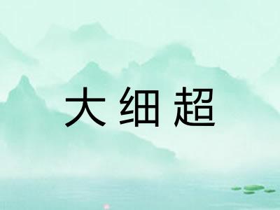 大细超