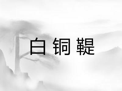 白铜鞮