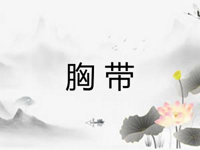 胸带