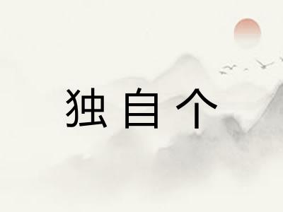 独自个