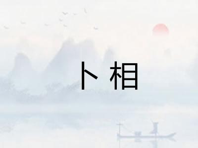 卜相