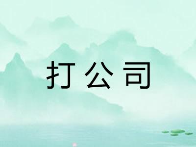 打公司