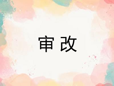 审改
