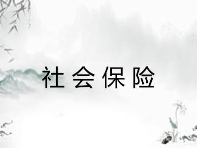 社会保险