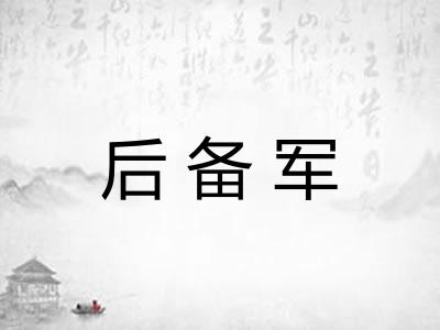 后备军