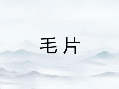 毛片