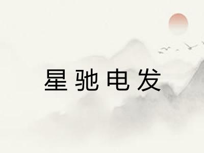 星驰电发