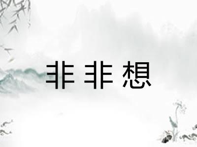 非非想