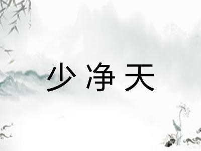 少净天
