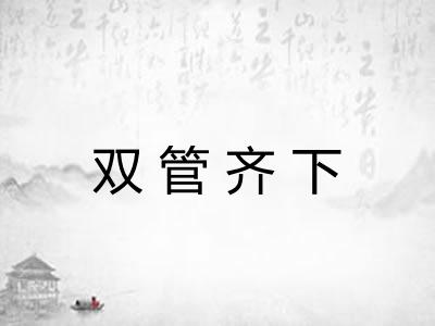 双管齐下