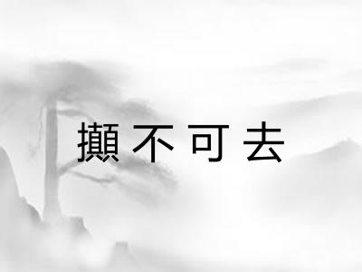 攧不可去