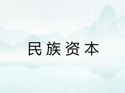 民族资本