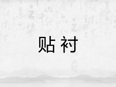 贴衬
