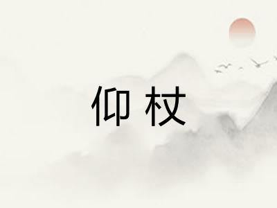 仰杖