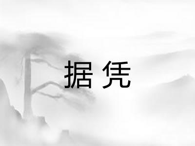 据凭