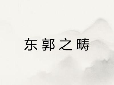 东郭之畴