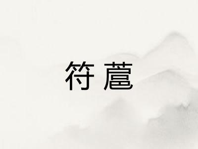 符蔰