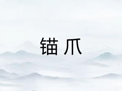 锚爪