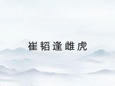 崔韬逢雌虎