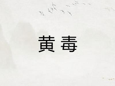 黄毒