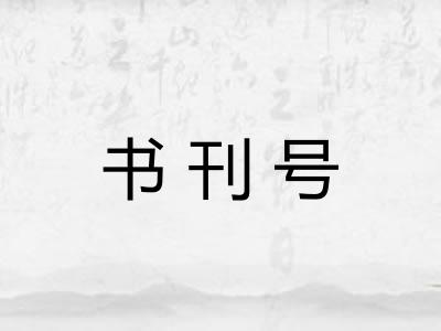 书刊号