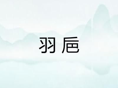 羽巵