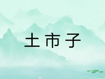 土市子