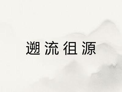 遡流徂源
