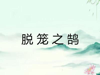 脱笼之鹄