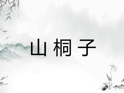 山桐子
