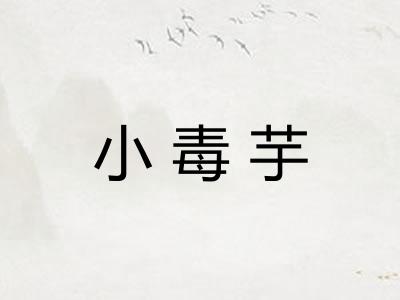 小毒芋