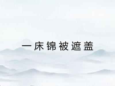 一床锦被遮盖
