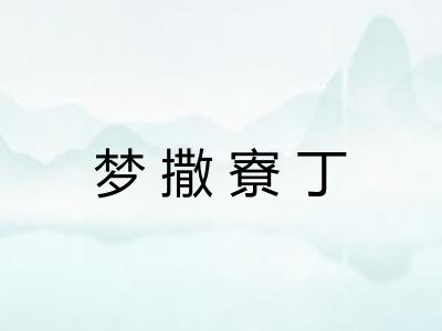 梦撒寮丁